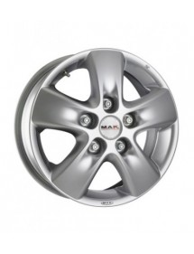 Janta Aliaj MAK HD2 HYPER SILVER 6.5X16 5X160 ET 60 CB 65.1