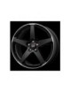 Janta Aliaj MOMO FIVE MATT BLACK POLISHED 8X17 5X112 ET 42 CB 72.3
