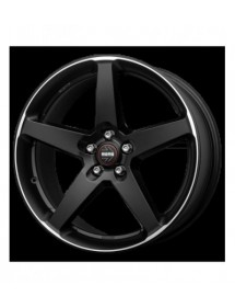 Janta Aliaj MOMO FIVE MATT BLACK POLISHED 8X17 5X112 ET 42 CB 72.3